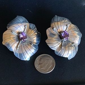 Carol Felley Sterling silver earrings